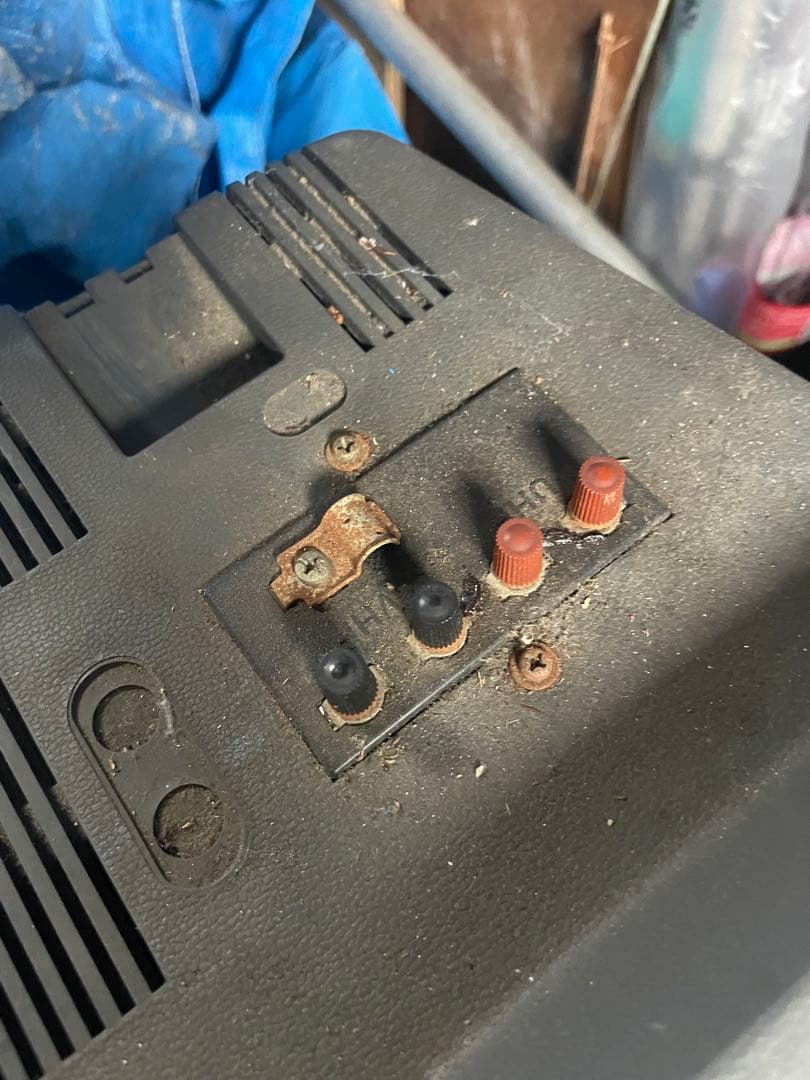 昭和レトロ　NEC テレビ　ジャンク　映像と音出ます