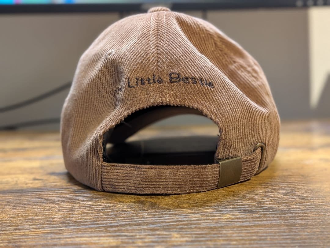 し*ー様 コーデュロイキャップ　My Little Bestie　ガーディ　ポケ