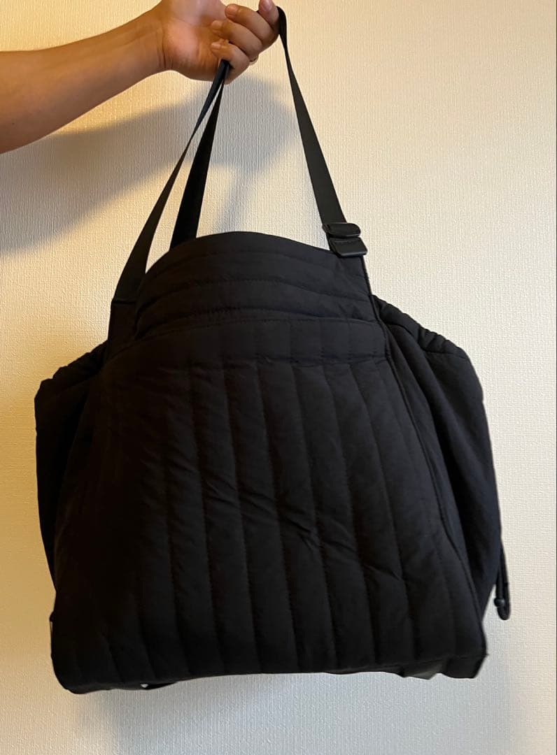 マザーズバック SOLPRESA キルティング ブラック