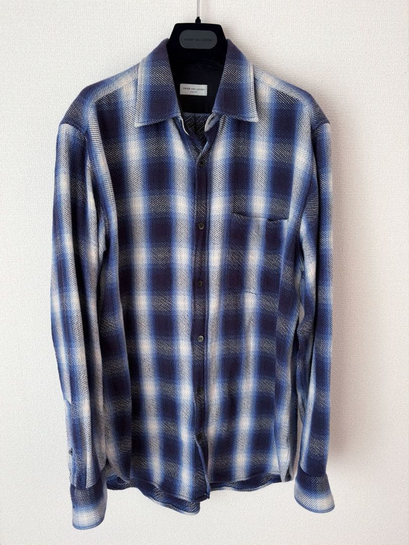 dries van noten 21aw ドリスヴァンノッテンオンブレネルシャツ