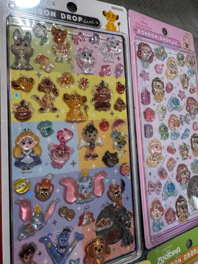 【確実正規品！！！】ディズニーボンボンドロップ シール 8セット