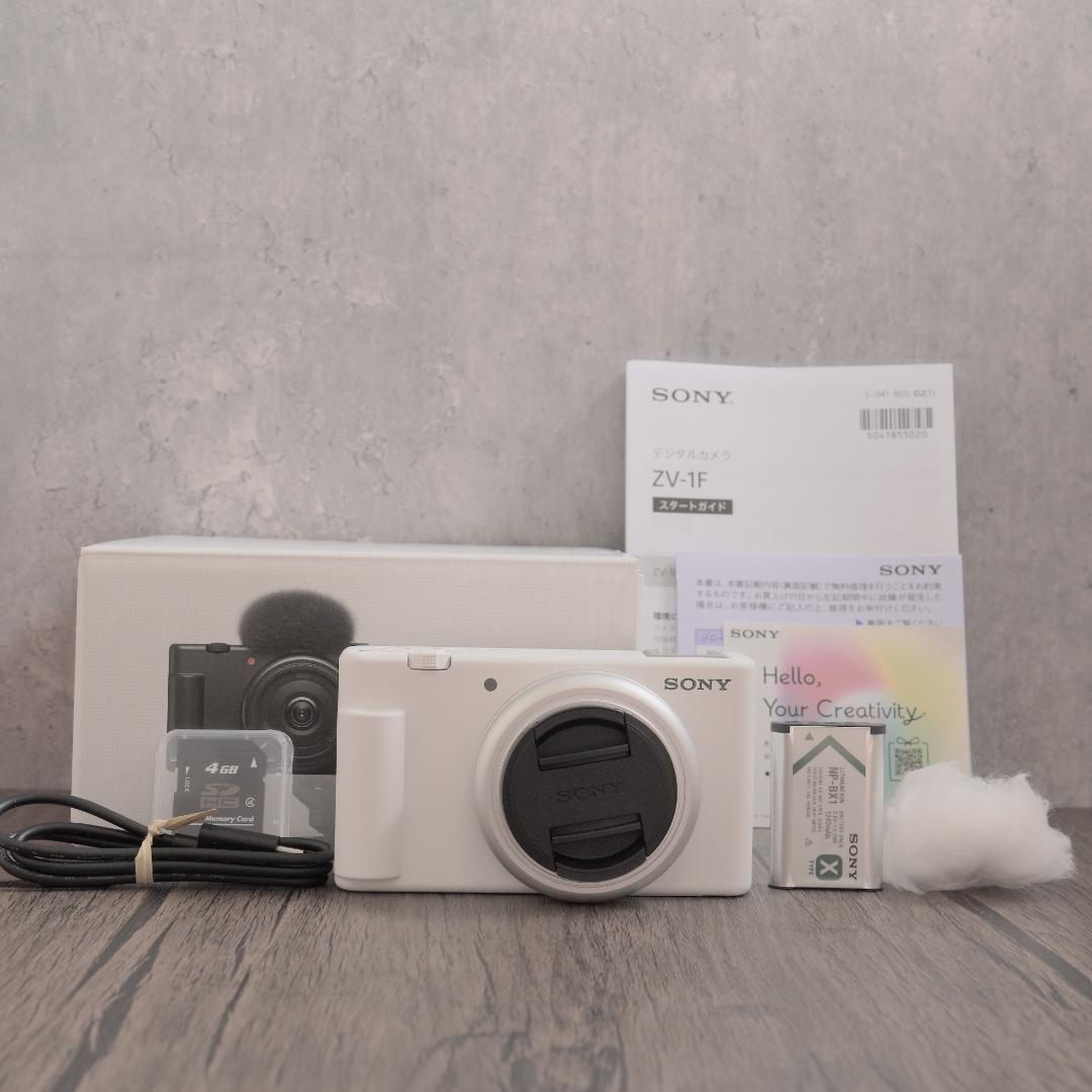 ✨ほぼ未使用で超美品✨YouTubeに✨Wi-Fi✨SONY ZV-1F　500