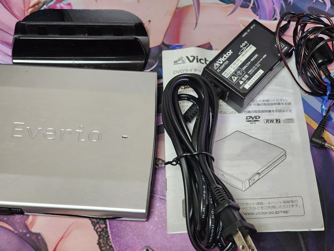 ビデオカメラ GZ-E355-T JVC EVERIO 1式 中古品