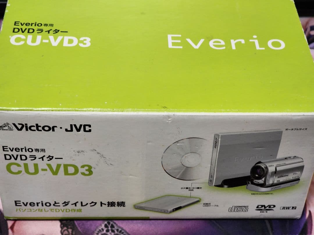 ビデオカメラ GZ-E355-T JVC EVERIO 1式 中古品