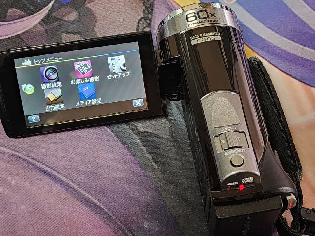 ビデオカメラ GZ-E355-T JVC EVERIO 1式 中古品