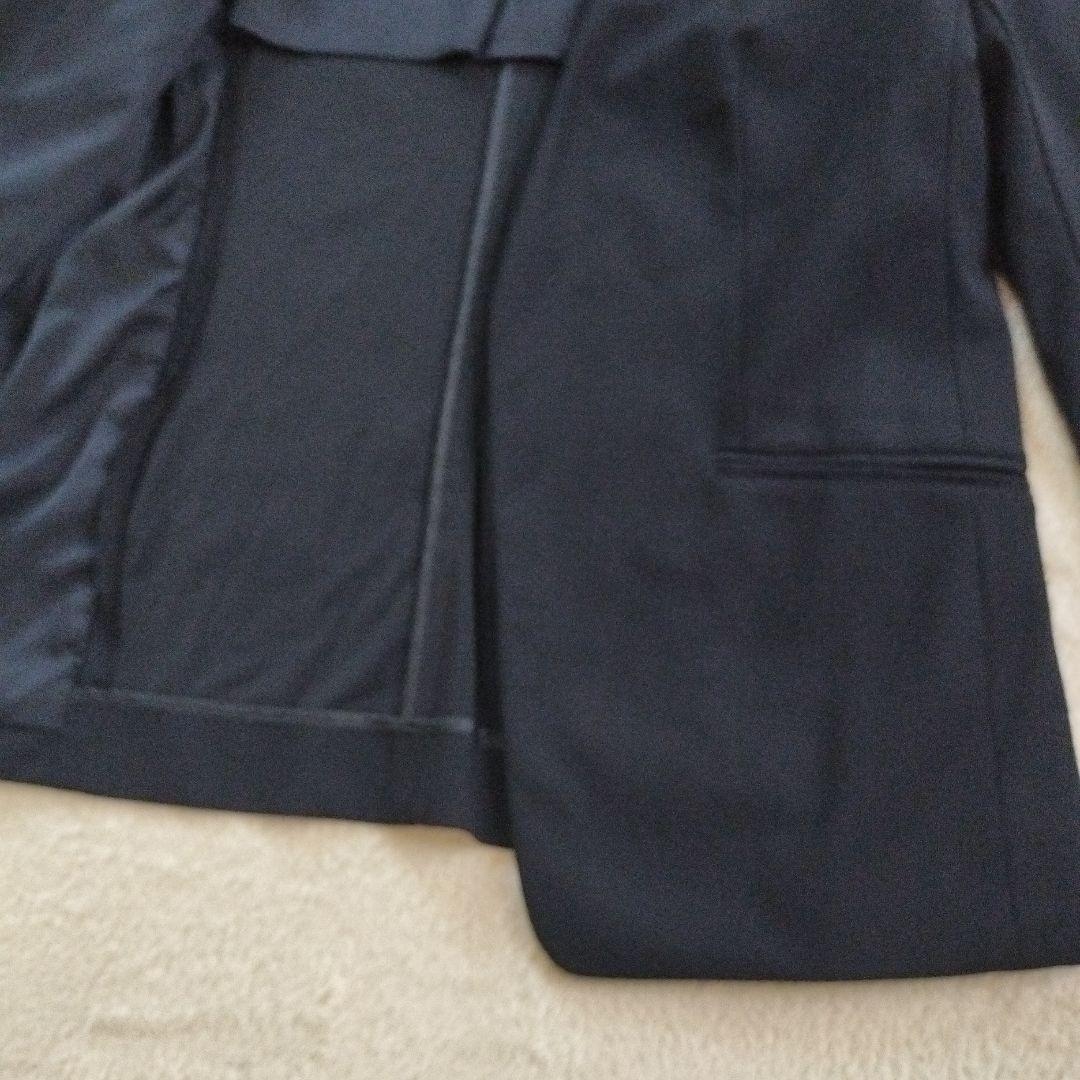 プラステノーカラージャケットパンツセットアッネイビーMサイズセレモニービジネス