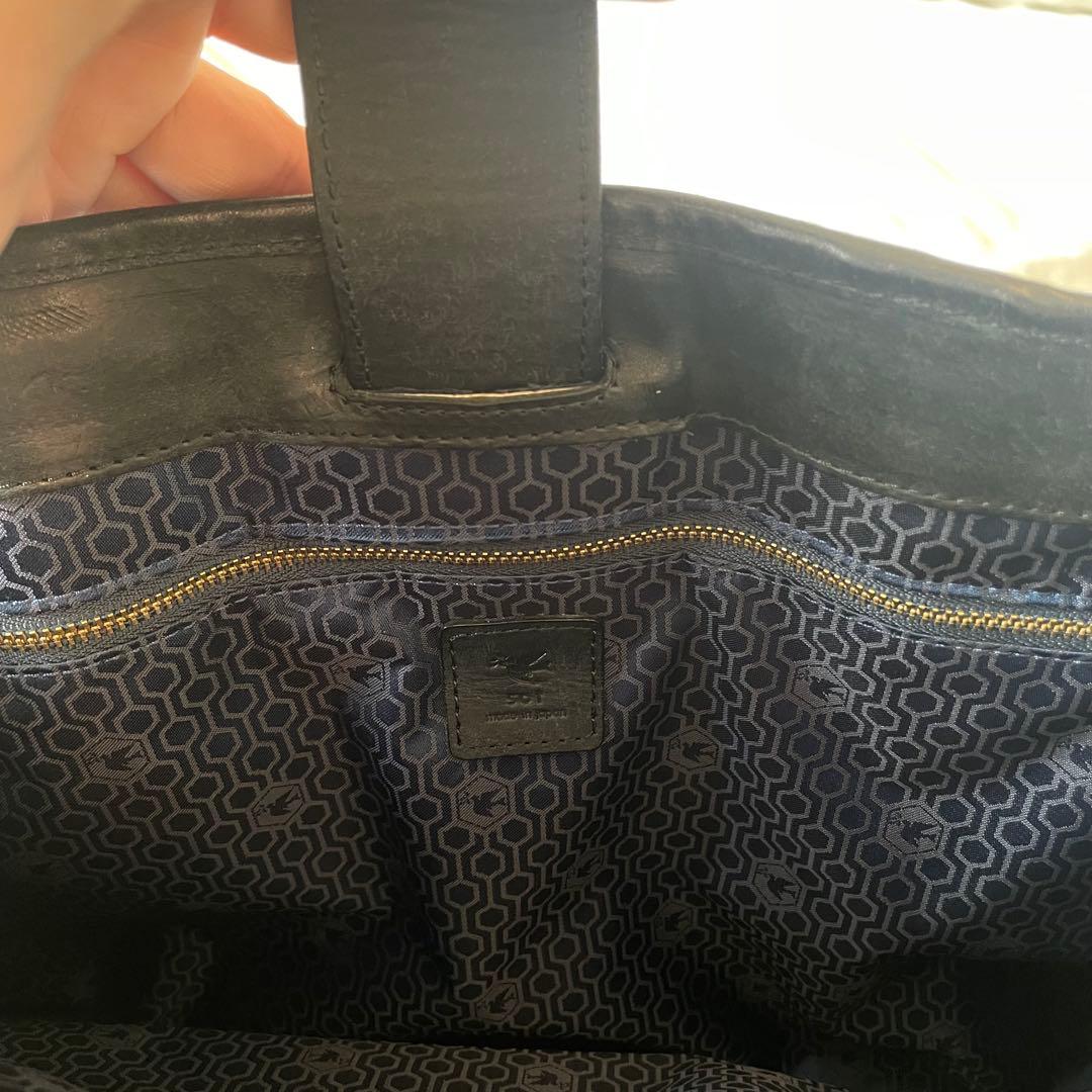 美品　sot ソット　フラップブリーフトートバッグ　プエブロ　レザー　日本製　黒