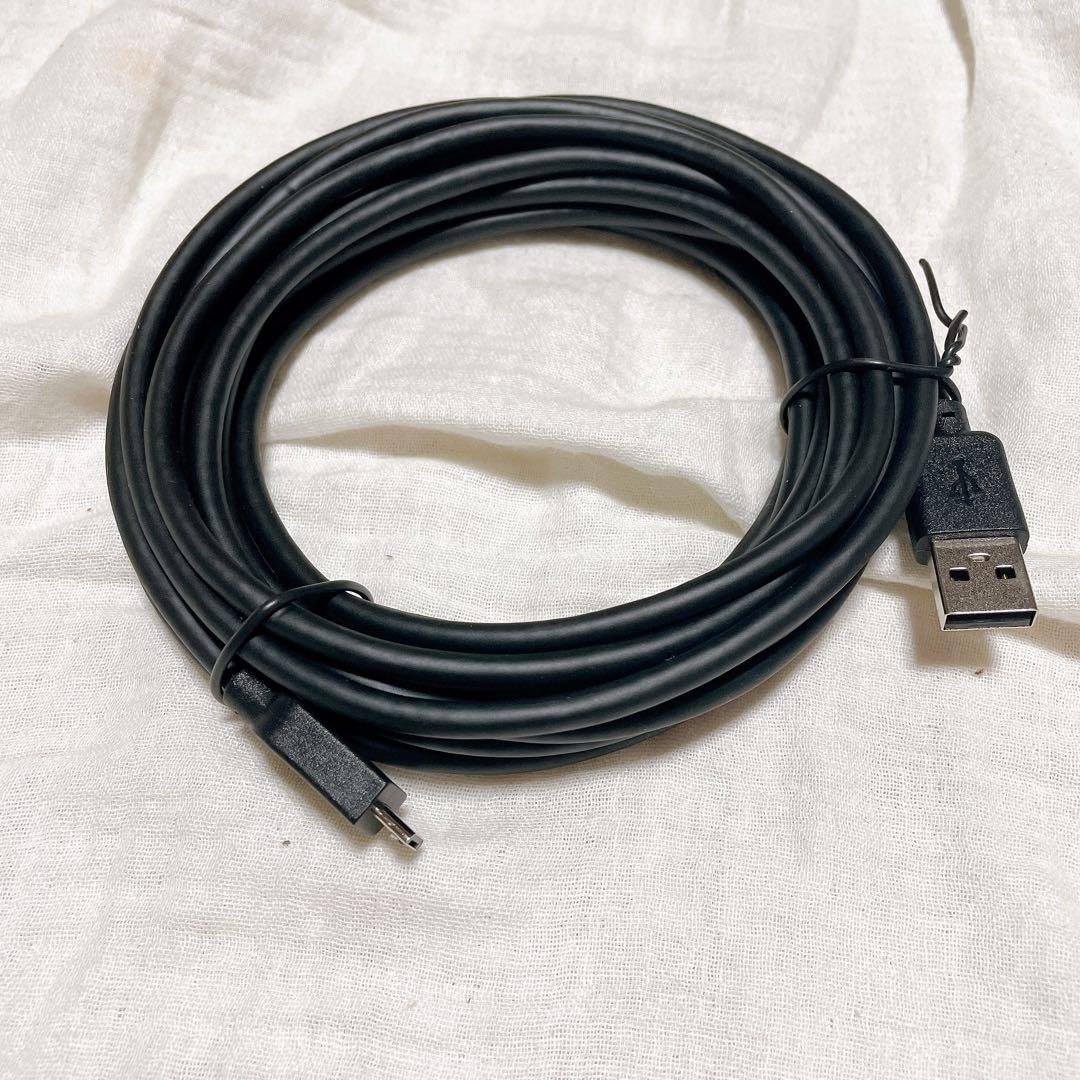 【5m】USBケーブル microB USB2.0 シールド 5ピン