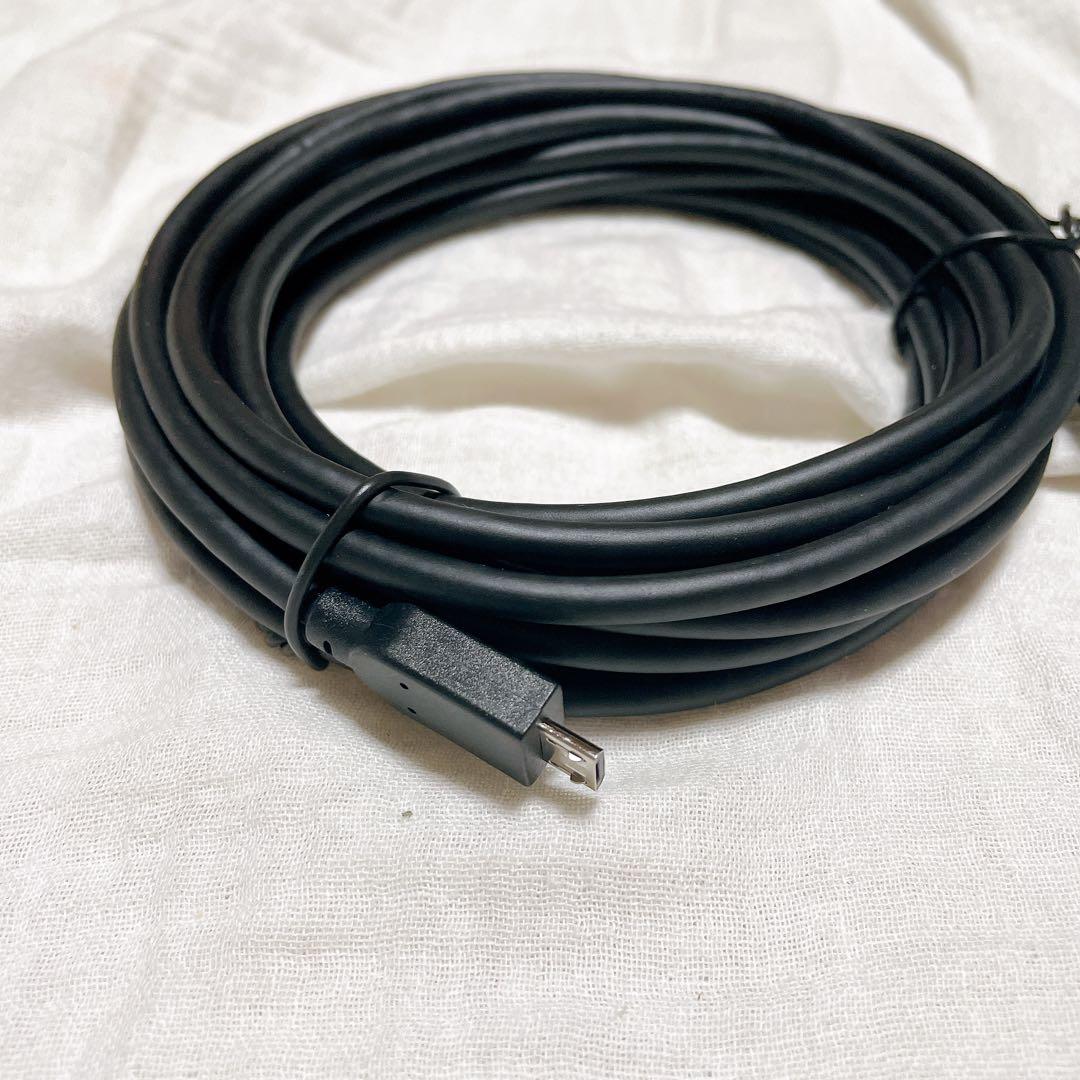 【5m】USBケーブル microB USB2.0 シールド 5ピン