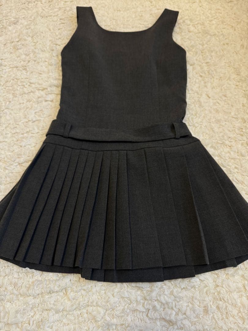 ワンピース silentand asymmetry pleats grace dress
