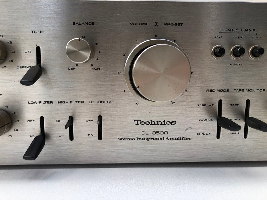 テクニクスSU3500ステレオプリメインアンプ(D103)
