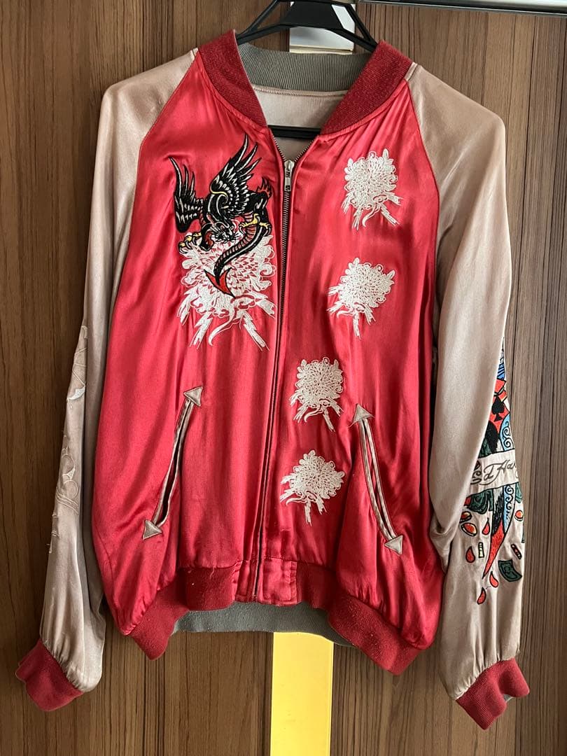 ★エドハーディー　EDHARDY★スカジャン★サイズM