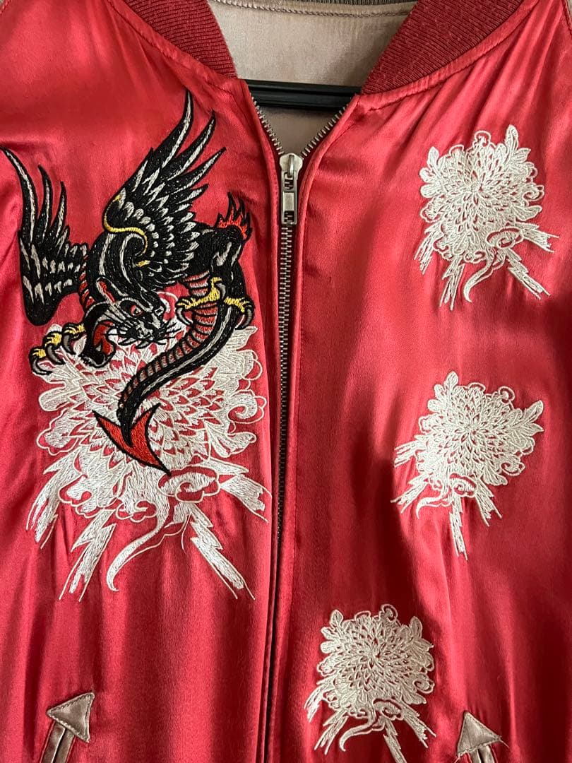 ★エドハーディー　EDHARDY★スカジャン★サイズM