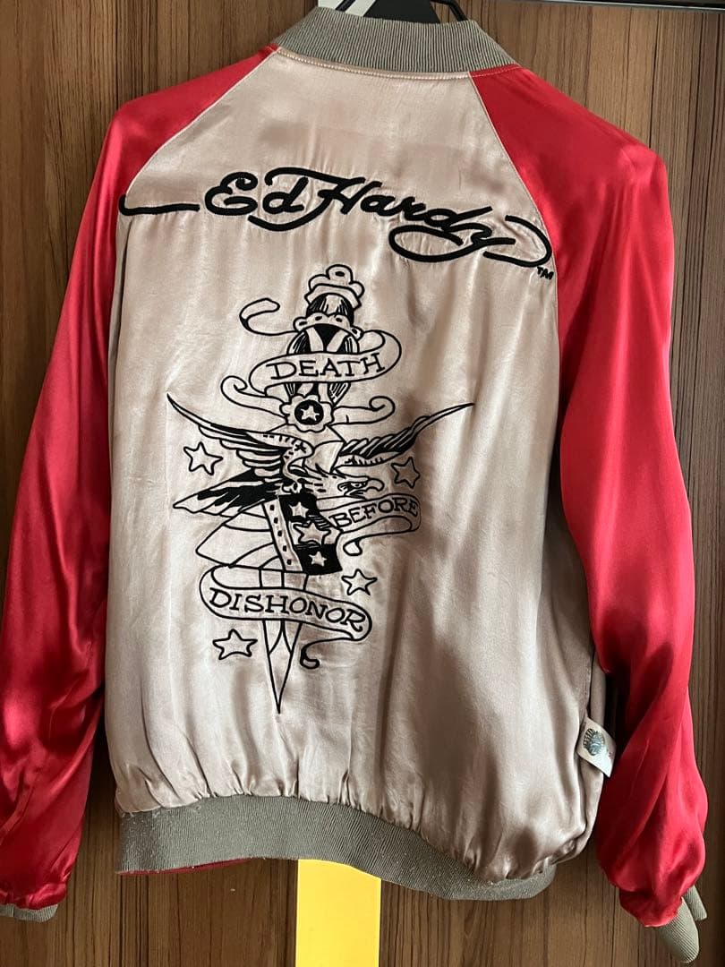 ★エドハーディー　EDHARDY★スカジャン★サイズM