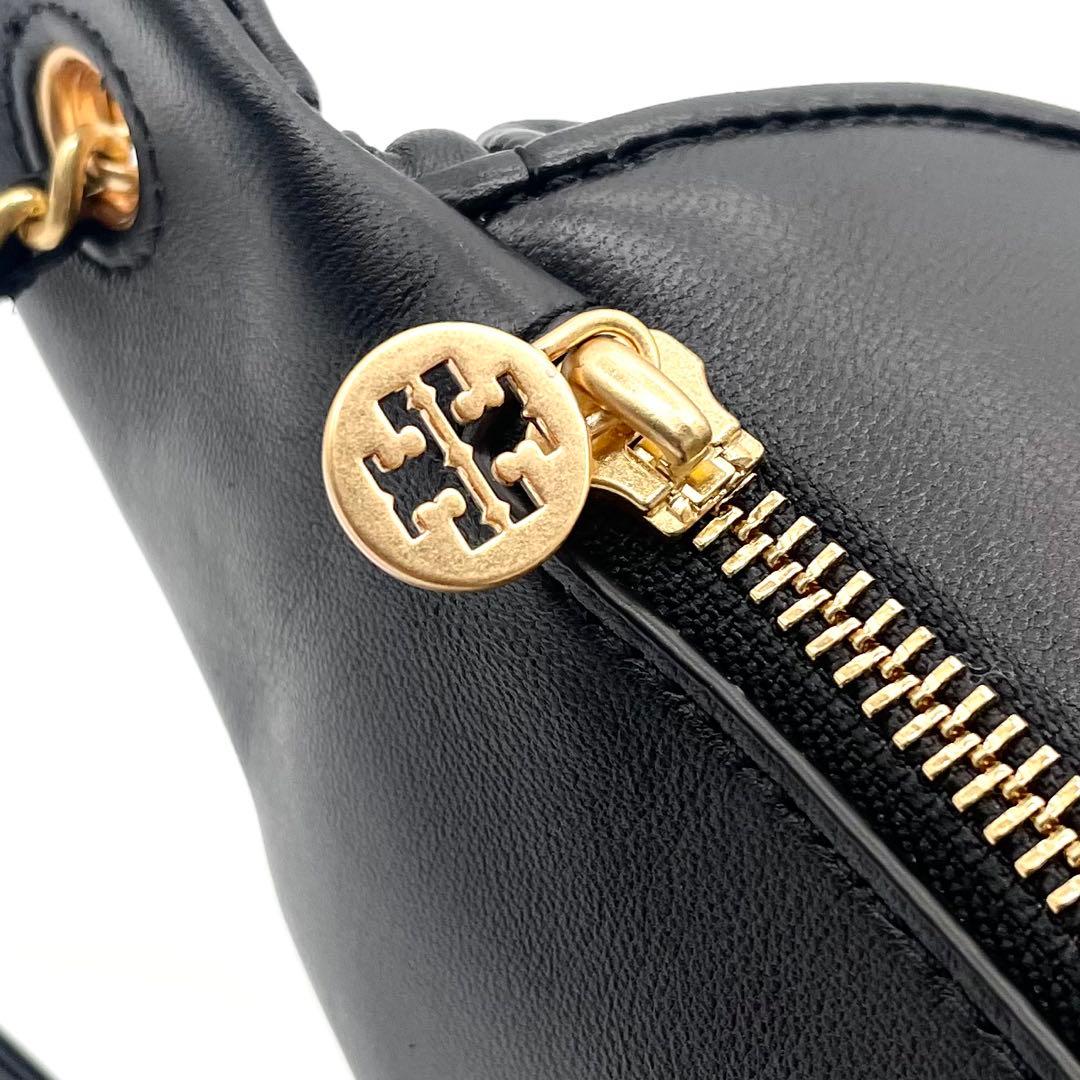 未使用級✨トリーバーチ フレミング ボディバッグ レザー キルティング タッセル