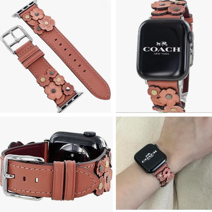 新品未使用COACH　ティーローズ　アップルウォッチ 38MM/40MM