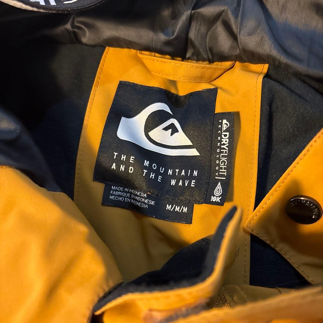 DC クイックシルバー　スノーボードウェア Mサイズ ブラック/ブラウン