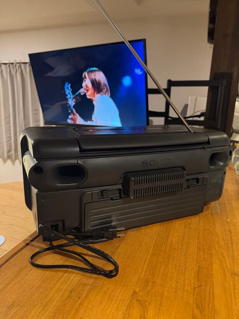 【希少】ソニー CD FM AM バブルラジカセ ZS-7 スペアナ SONY