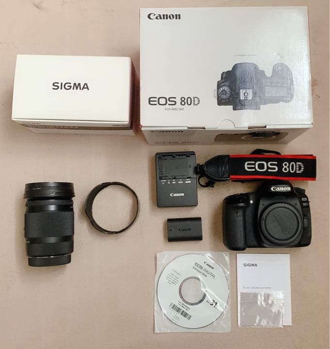 Canon EOS 80D＋SIGMA 18-300セット