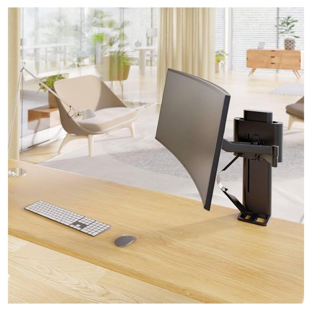 エルゴトロン TRACE モニターマウント マットブラック