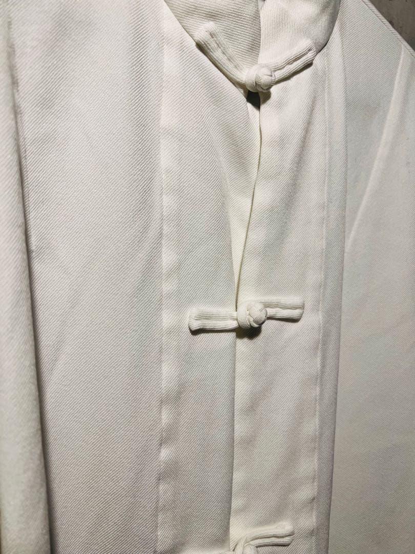 COMME des GARÇONS チャイナシャツ 白 モード ギャルソン