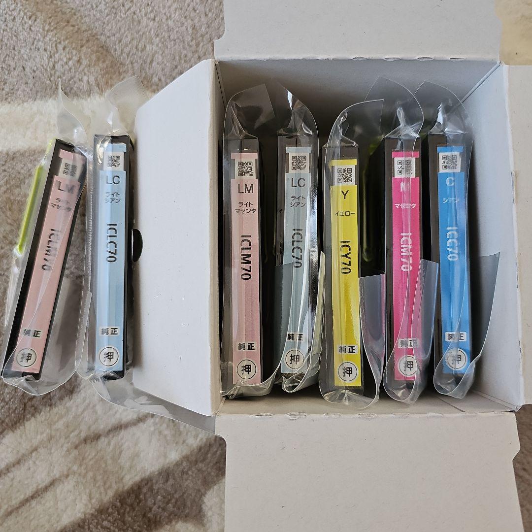 EPSON EP706A ジャンク品　純正インク6本付