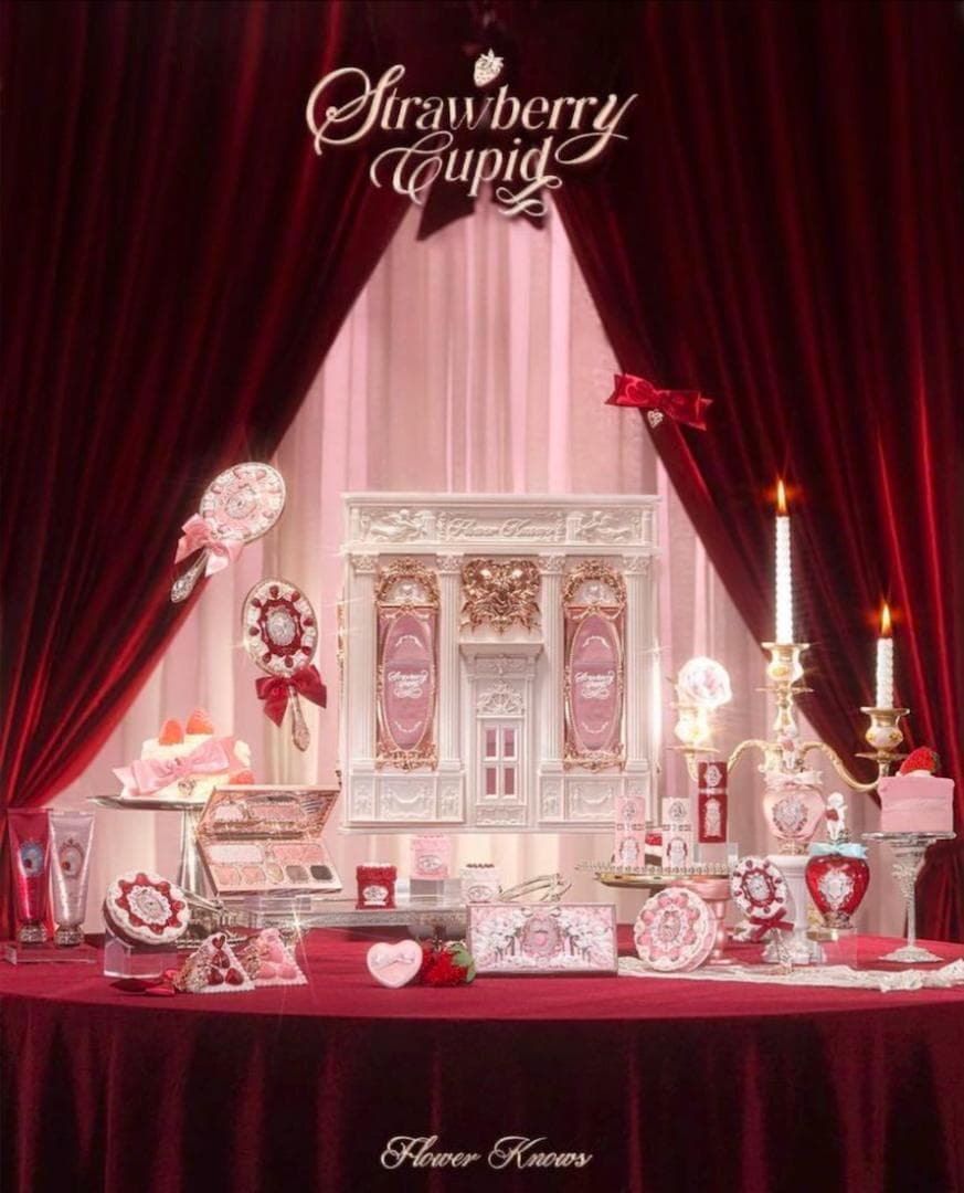 フラワーノーズ　バタフライクラウドカラー/ストロベリーキューピッド　2点セット