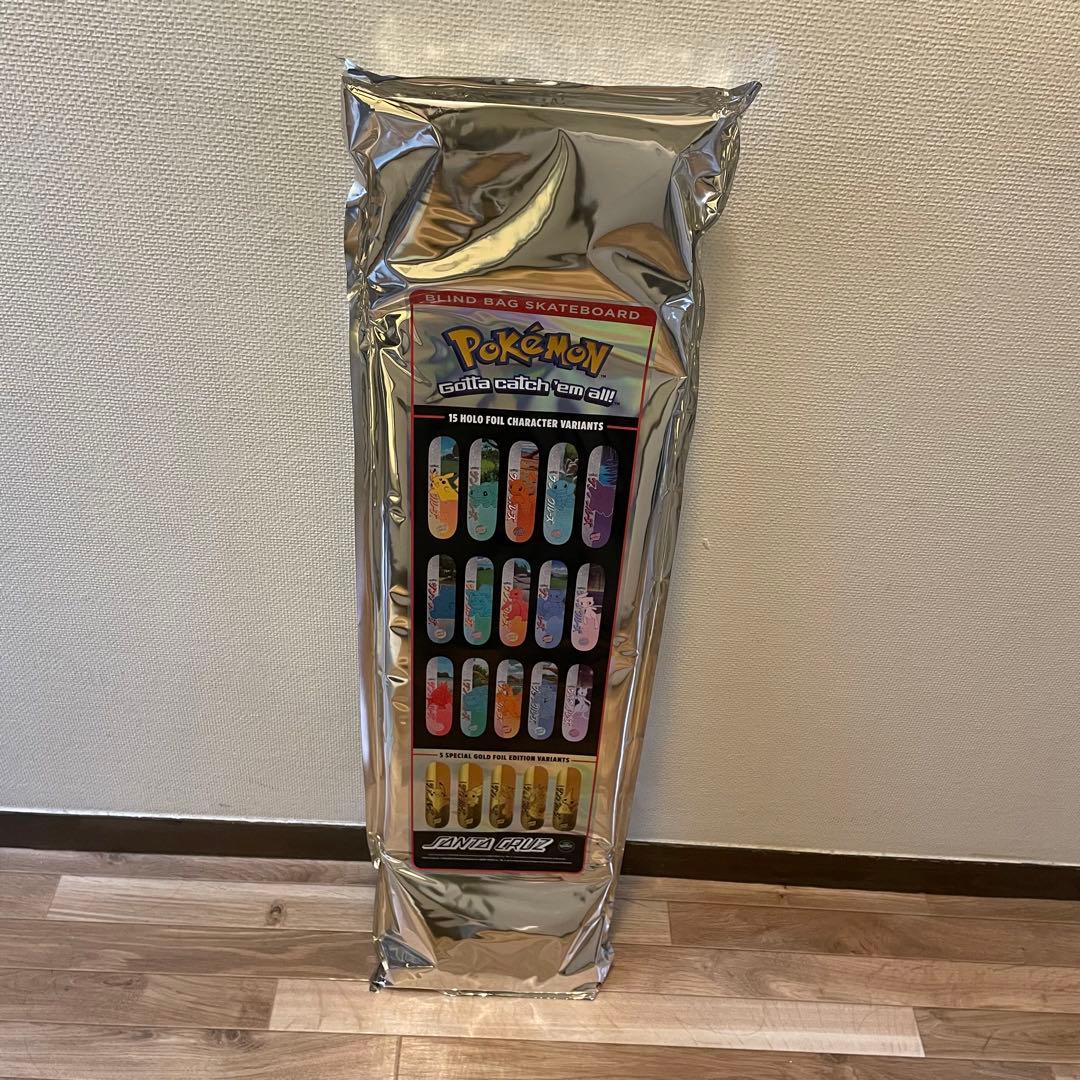 未開封品 4枚セット ポケモン サンタクルーズ コラボ スケボー