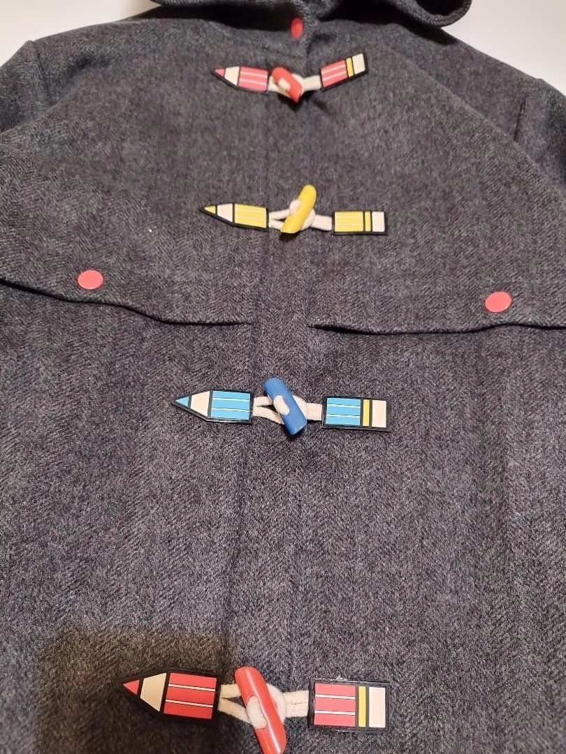 美品　ステラマッカートニー　ダッフルコート　グレー　14y 150 160