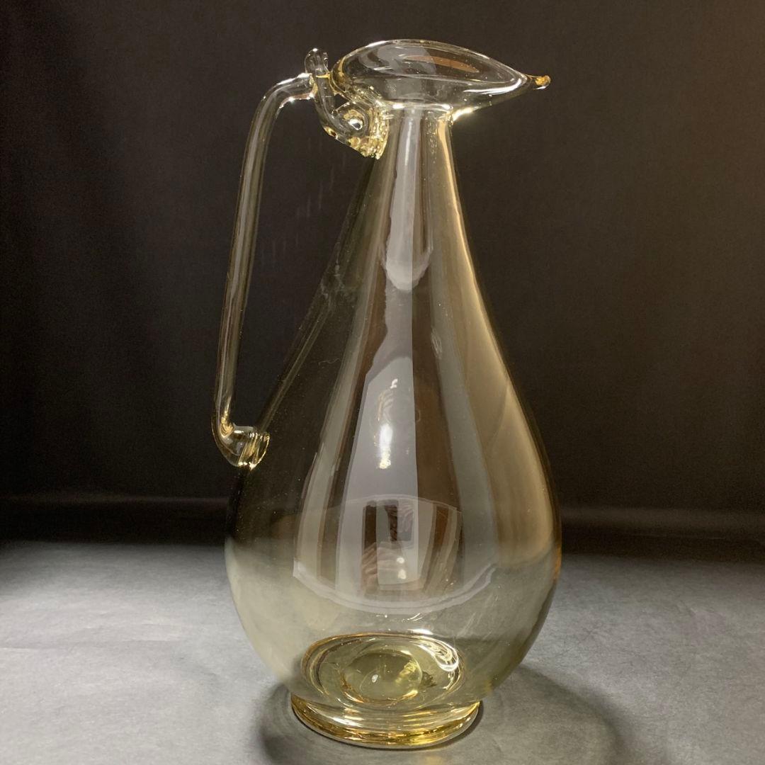 由水常雄 正倉院ガラス器模 白瑠璃水瓶 水注 水差し 飾壷 合箱