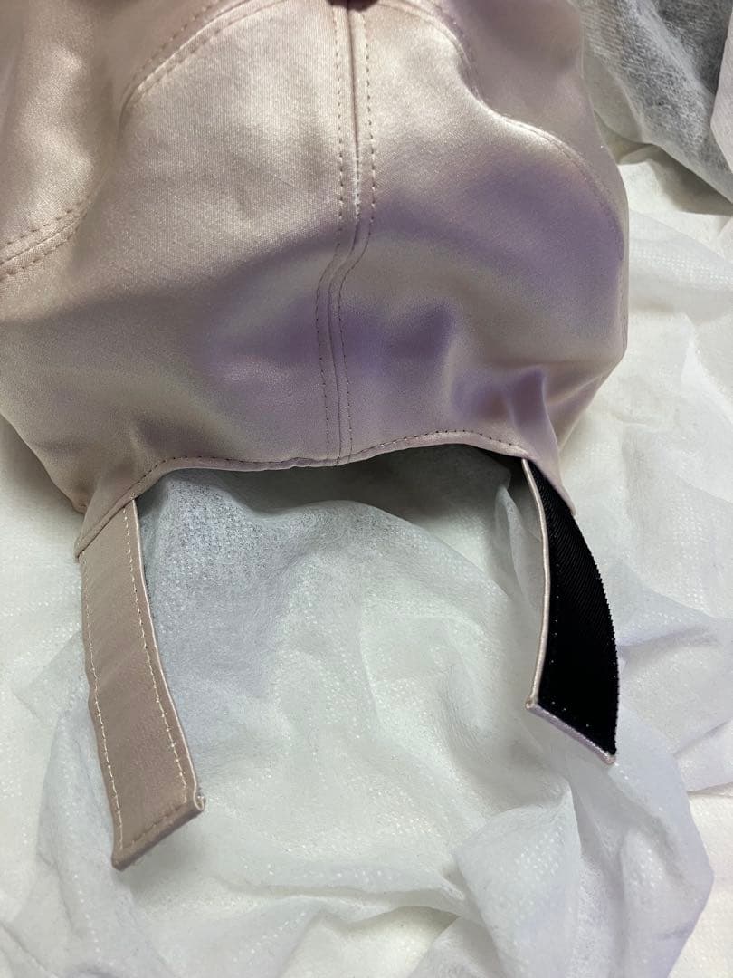 CHANEL ピンク キャップ パールロゴ