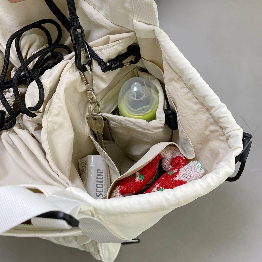 SOLPRESA ソルプレーサ　キルティング　M マザーズバッグ グレー