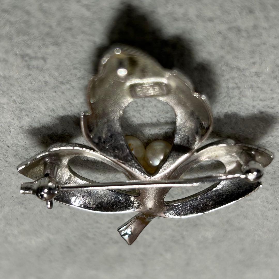 ミキモト リーフパールブローチ レディース