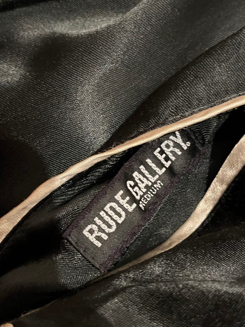 ルードギャラリー 初期 マリア刺繍 スカジャン レーヨン100% ブラック M