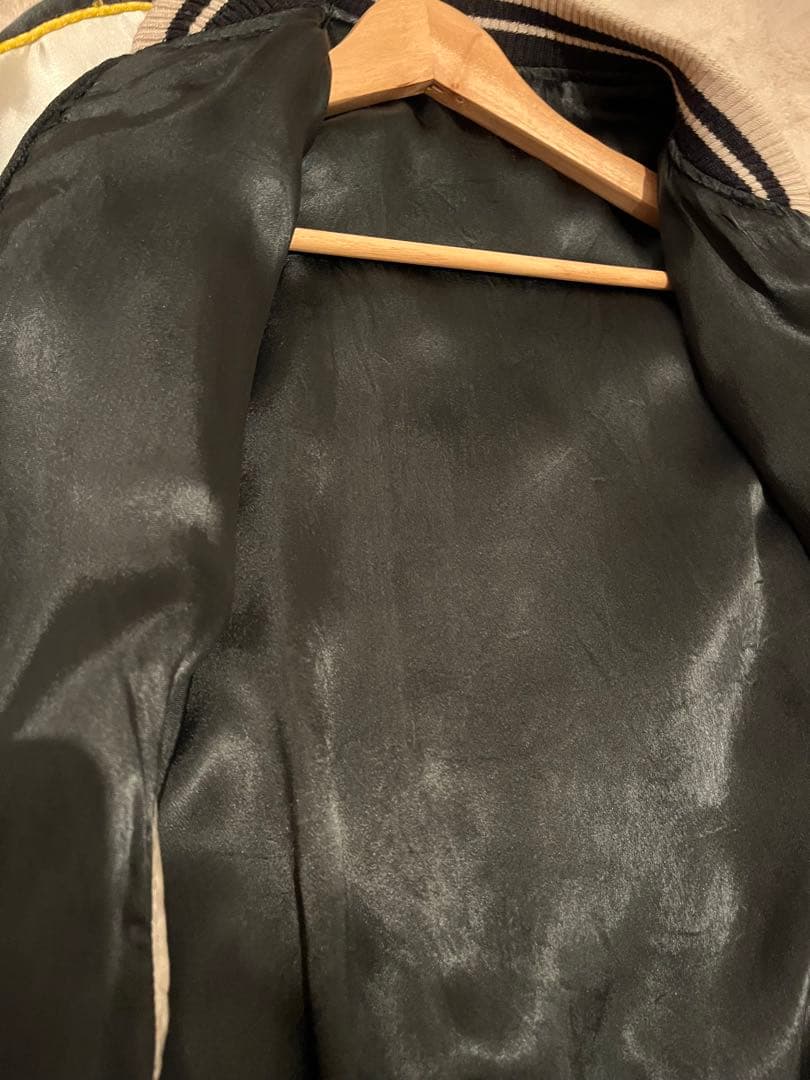 ルードギャラリー 初期 マリア刺繍 スカジャン レーヨン100% ブラック M