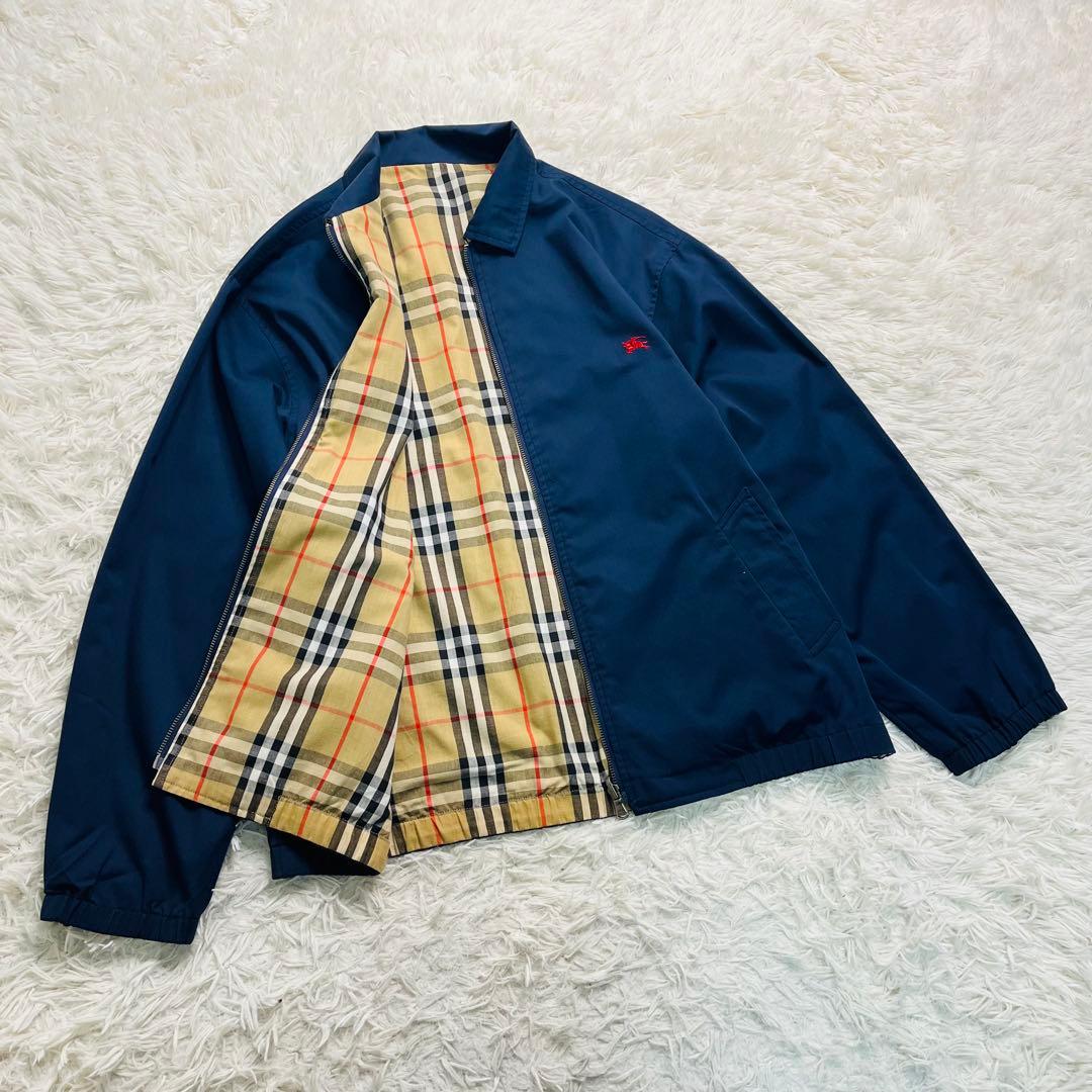 BURBERRY LONDON リバーシブル ノバチェック ブルゾン M ランポ