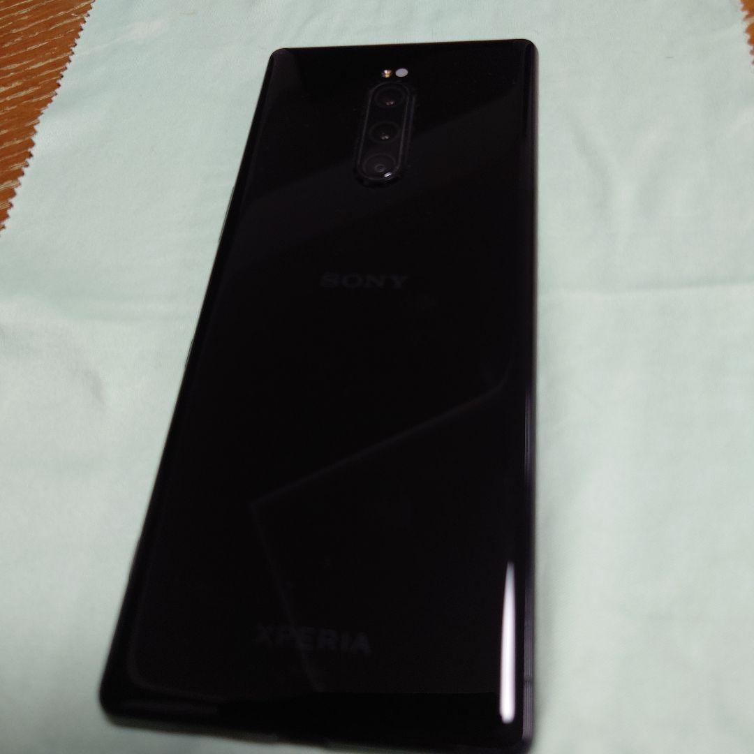 【ジャンク】Sony Xperia1 sov40 ブラック 本体のみ　au