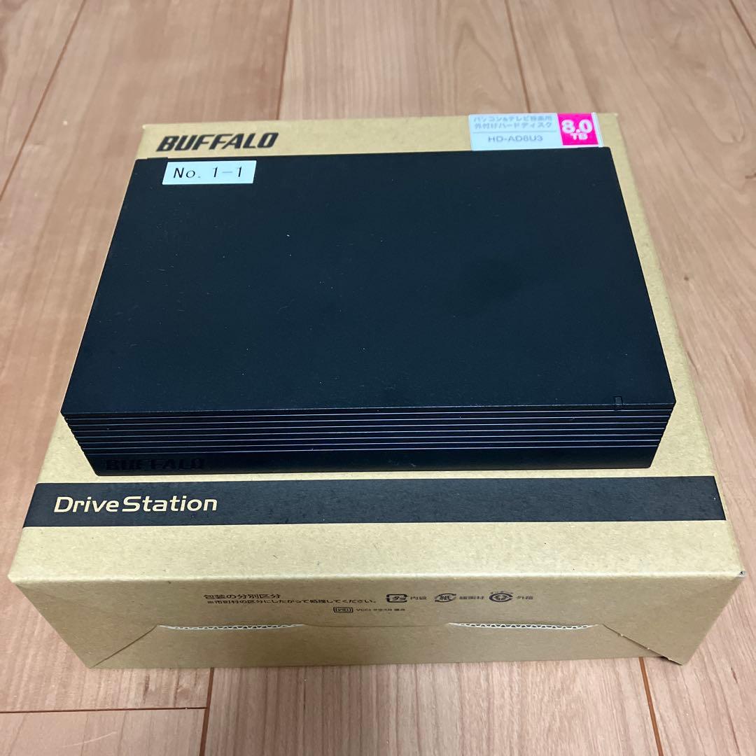 ★ flower ★外付けハードディスク HD-AD8U3 8TB 5点