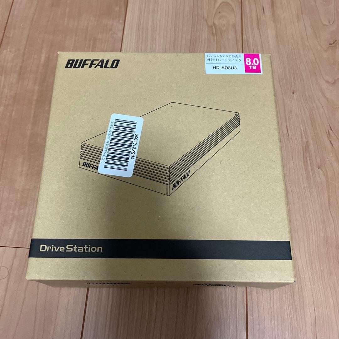 ★ flower ★外付けハードディスク HD-AD8U3 8TB 5点