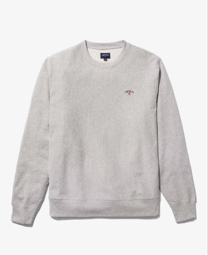 美品　NOAH グレー クルーネック スウェット