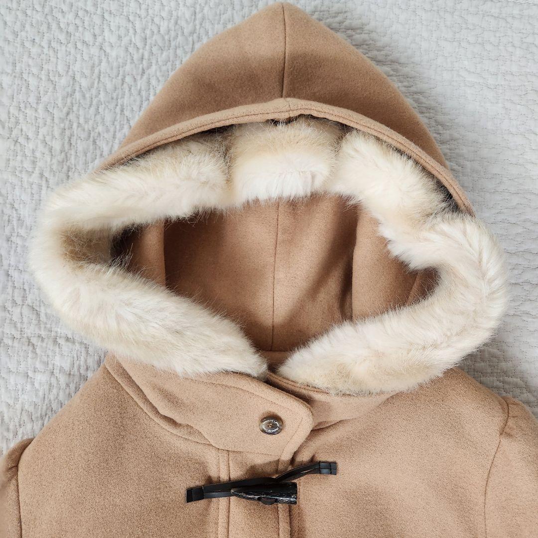 5L★未使用タグ付き★フランシュリッペ　ダッフルコート ロングコート　ファー