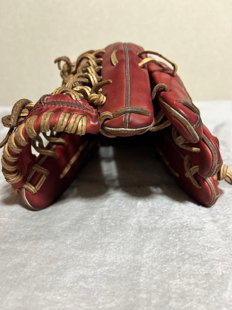 ジュンケイ硬式外野用型付け済み型良好