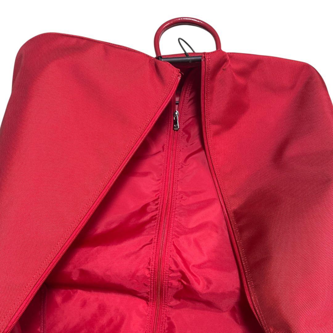 希少・美品 LONGCHAMP ロンシャン ガーメントバッグ レッド ハンガー