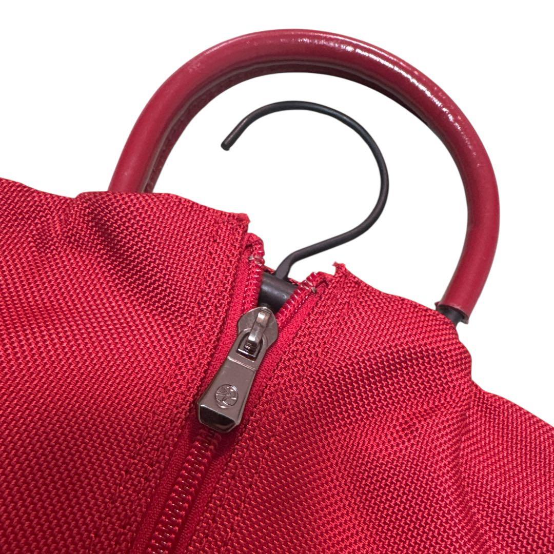 希少・美品 LONGCHAMP ロンシャン ガーメントバッグ レッド ハンガー