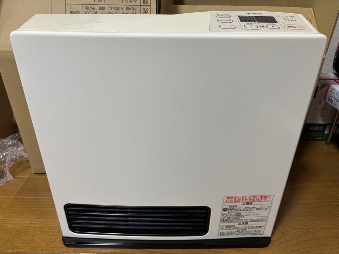 【都市ガス】リンナイ　ガスファンヒーター　RC-S4001E　ホース付き