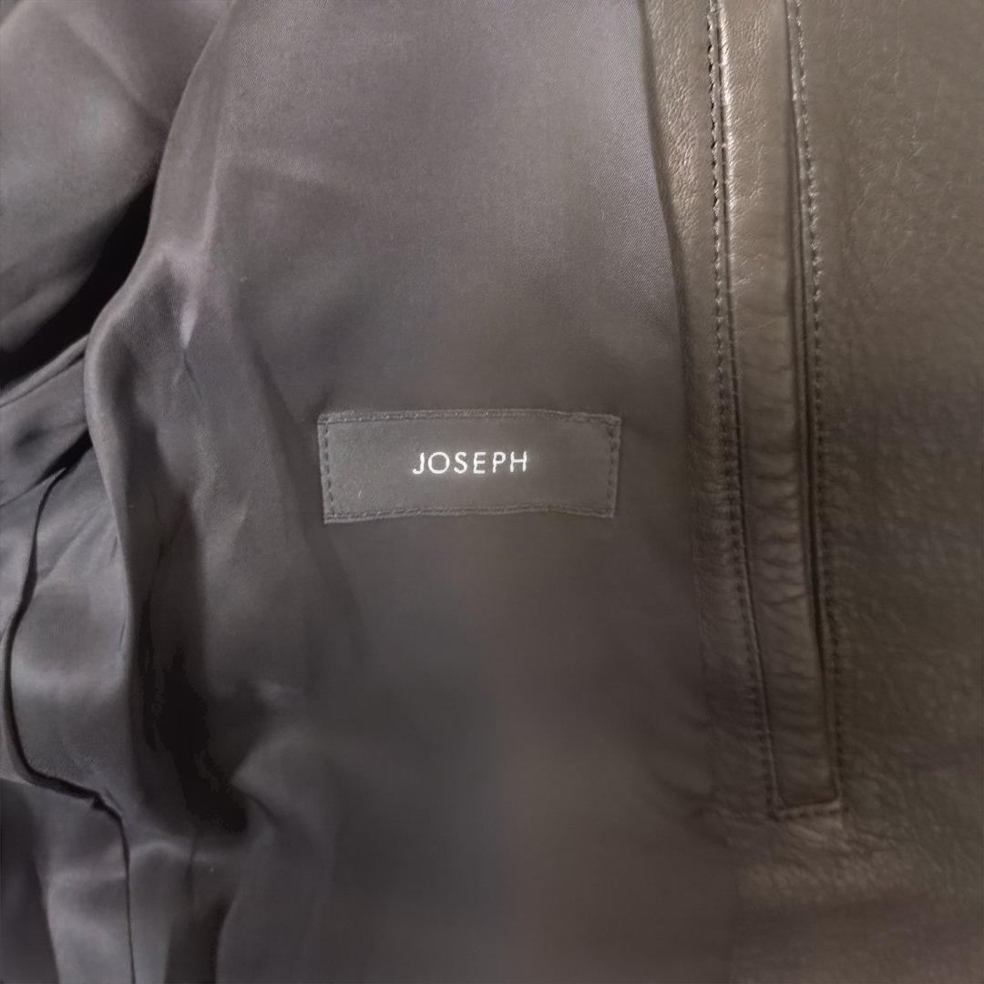 新品　ジョセフオム　ライダース　ジョゼフ　レザージャケット　カウレザー　タグ付き