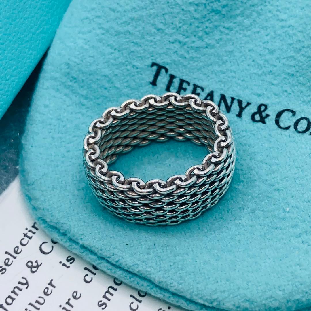 極美品✨ ティファニー リング サマセット AG925 #9.5