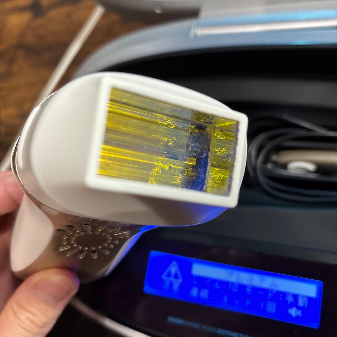 ケノン Ver.7.2 眉毛脱毛器付 家庭用脱毛器 ゴールド系