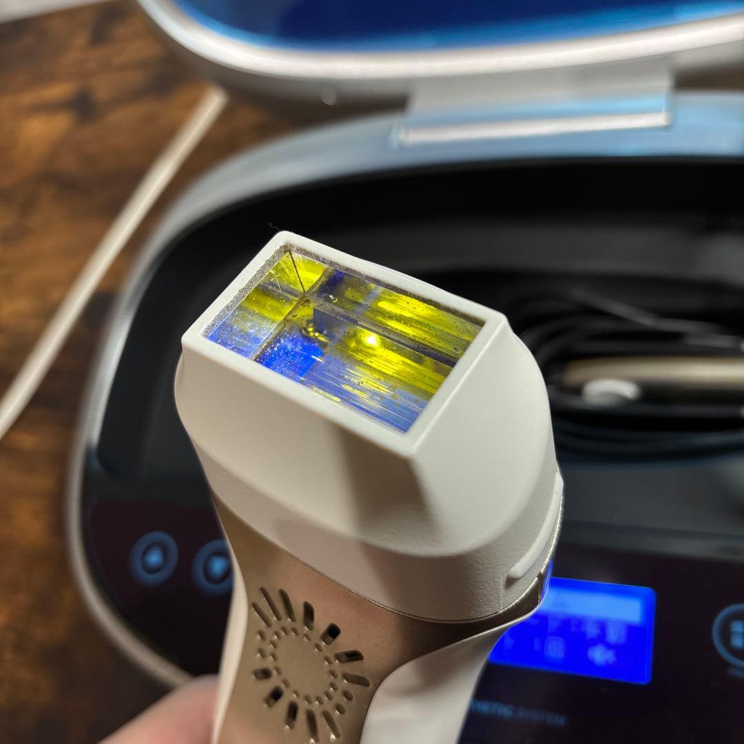 ケノン Ver.7.2 眉毛脱毛器付 家庭用脱毛器 ゴールド系