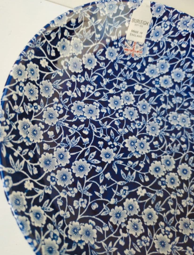 バーレイ　ブルーキャリコ　パスタボウル　２枚